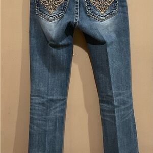 Stylish Denim Jeans with Embroidery